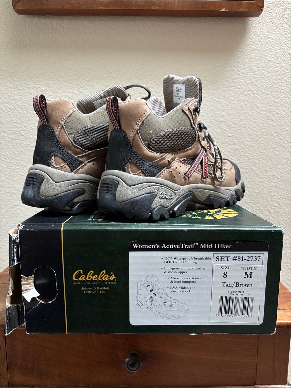 Cabela's Women's “Active Trail” Mid Hiker Boots 8M